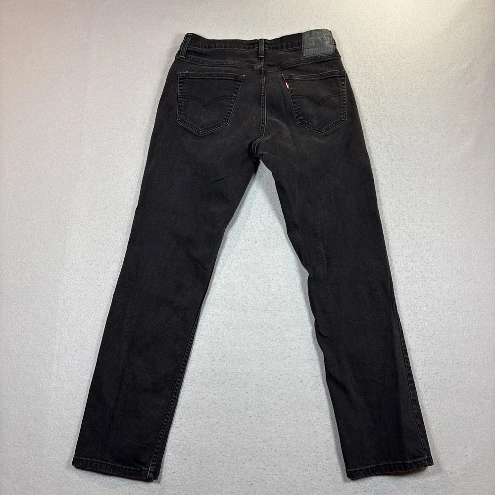 Levi's 559 Mens Relaxed Straight Fit Jeans 34X34 (33x31)‎ Black Stretch Denim